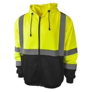 CMCWORKWEAR Class 3 Color Blocked Hooded Sweatshirt