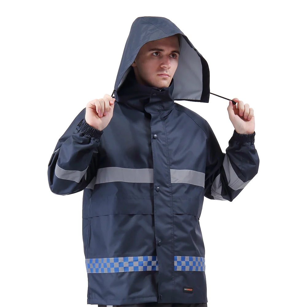 006009-经典反光安保雨衣-Classic Security Rain Jacket - 图片 5