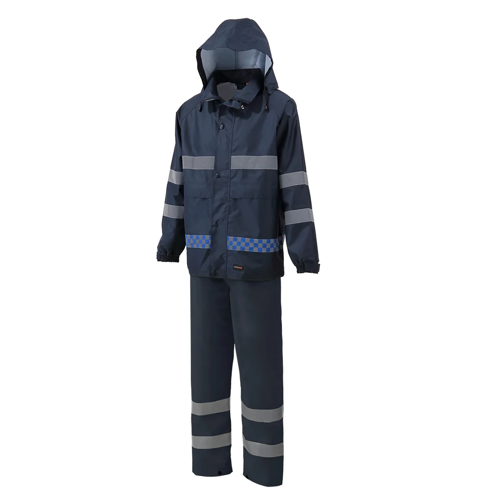 006009-经典反光安保雨衣-Classic Security Rain Jacket - 图片 3