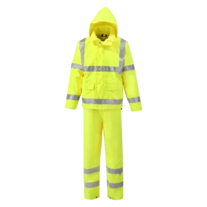 006012-经典高警示反光雨衣-Classic High Visibility Rain Jacket