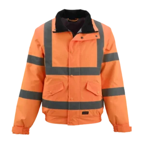 007003-经典高警示反光短棉衣-Classic High Visibility Quilted Jacket