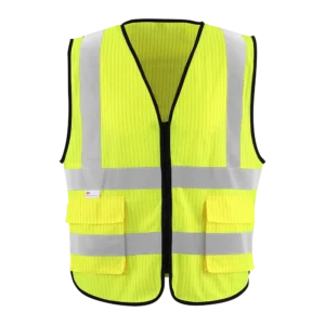010016-经典阻燃防静电背心-Standard High Visibility FR AS Vest with Pocket