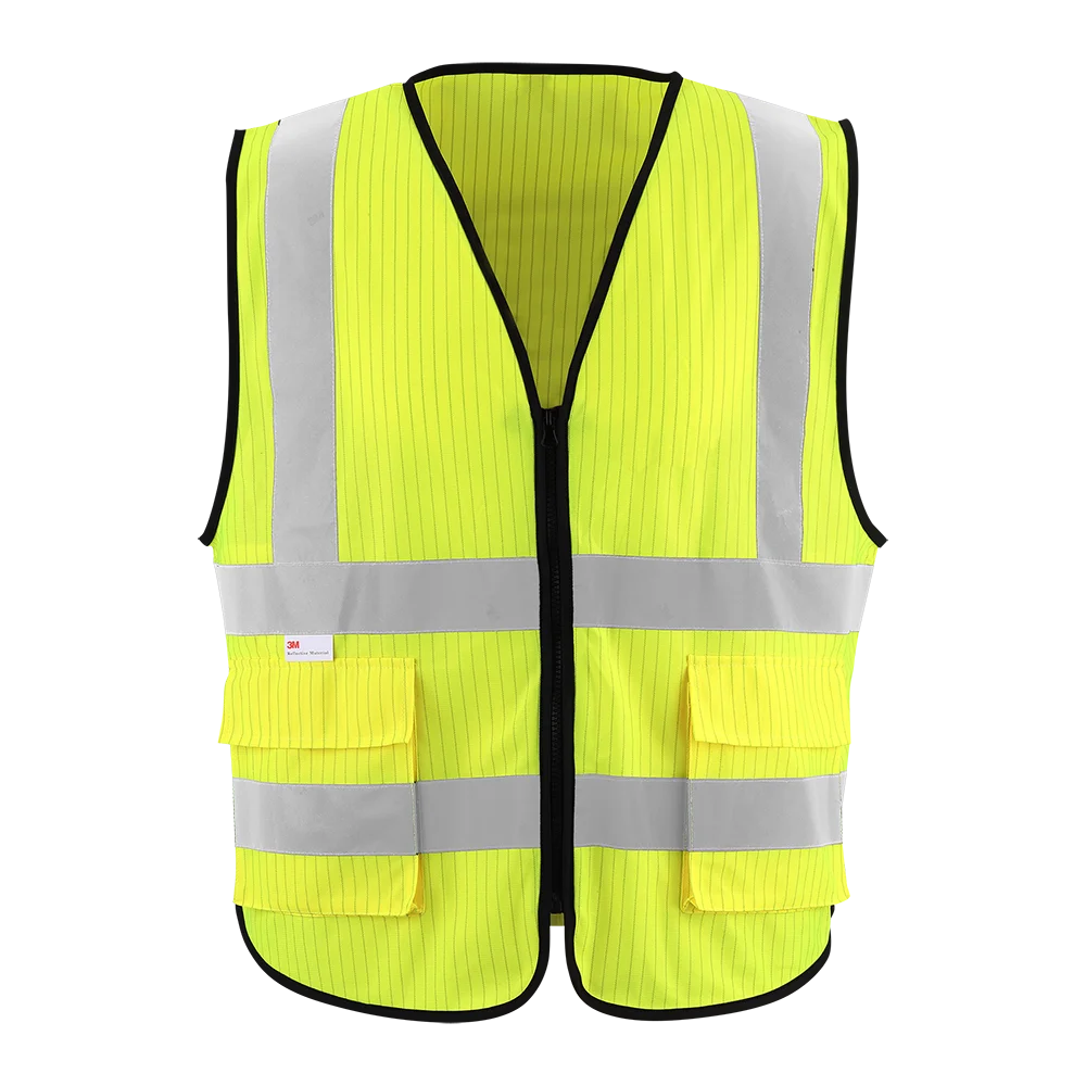010016-经典阻燃防静电背心-Standard High Visibility FR AS Vest with Pocket