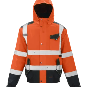 C22002-高警示反光短款棉衣-CMCBRIGHT High Visibility Quilted Jacket