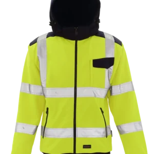 F22001-高警示反光拉链帽衫-CMCBRIGHT High Visibility Zipped Fleece