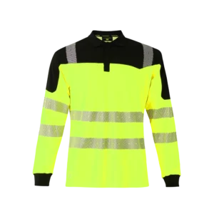 P23002-高警示天丝反光长袖polo衫-High Visibility Tencel LS Polo