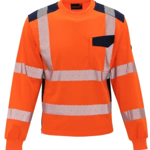T22002-CMCBRIGHT高警示反光长袖T恤-CMCBRIGHT High Visibility LS T-shirt